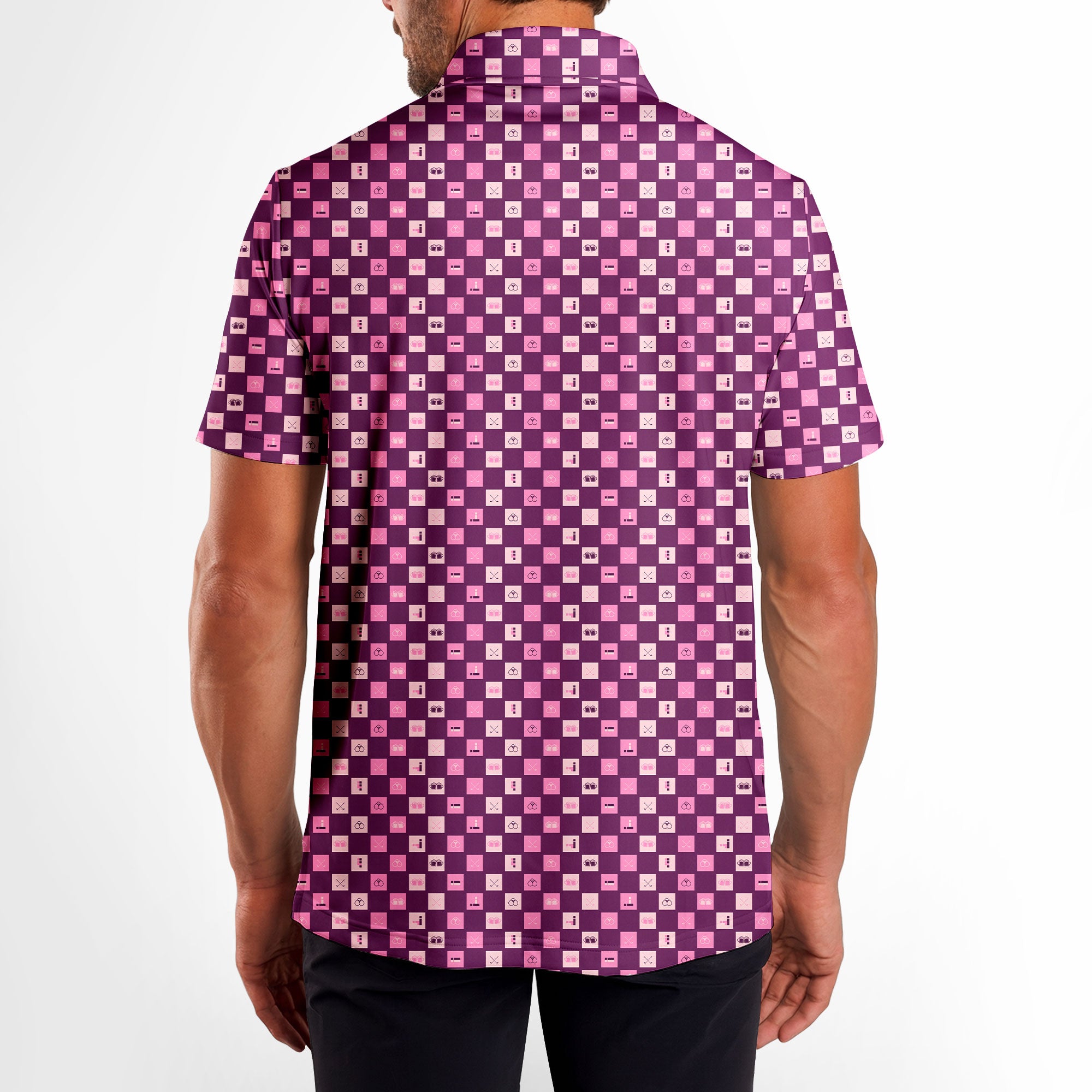 I'm a Simple Man-Polo Shirt For Men-Gerbera Prints