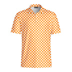 Checkerboard Polo-Polo Shirt For Men-Gerbera Prints