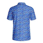 Spring Floral-Polo Shirt For Men-Gerbera Prints