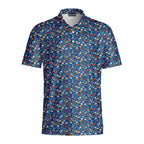 Spring Floral-Polo Shirt For Men-Gerbera Prints