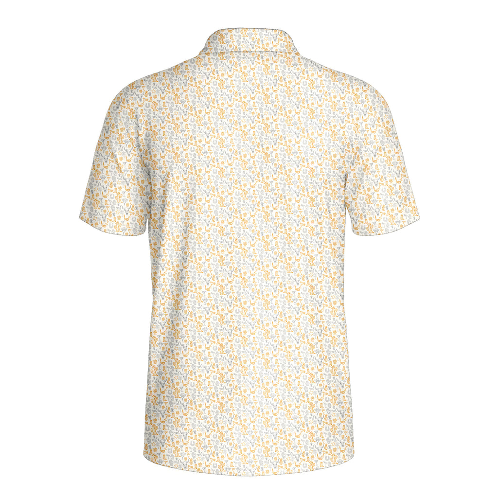 The Desert-Polo Shirt For Men-Gerbera Prints