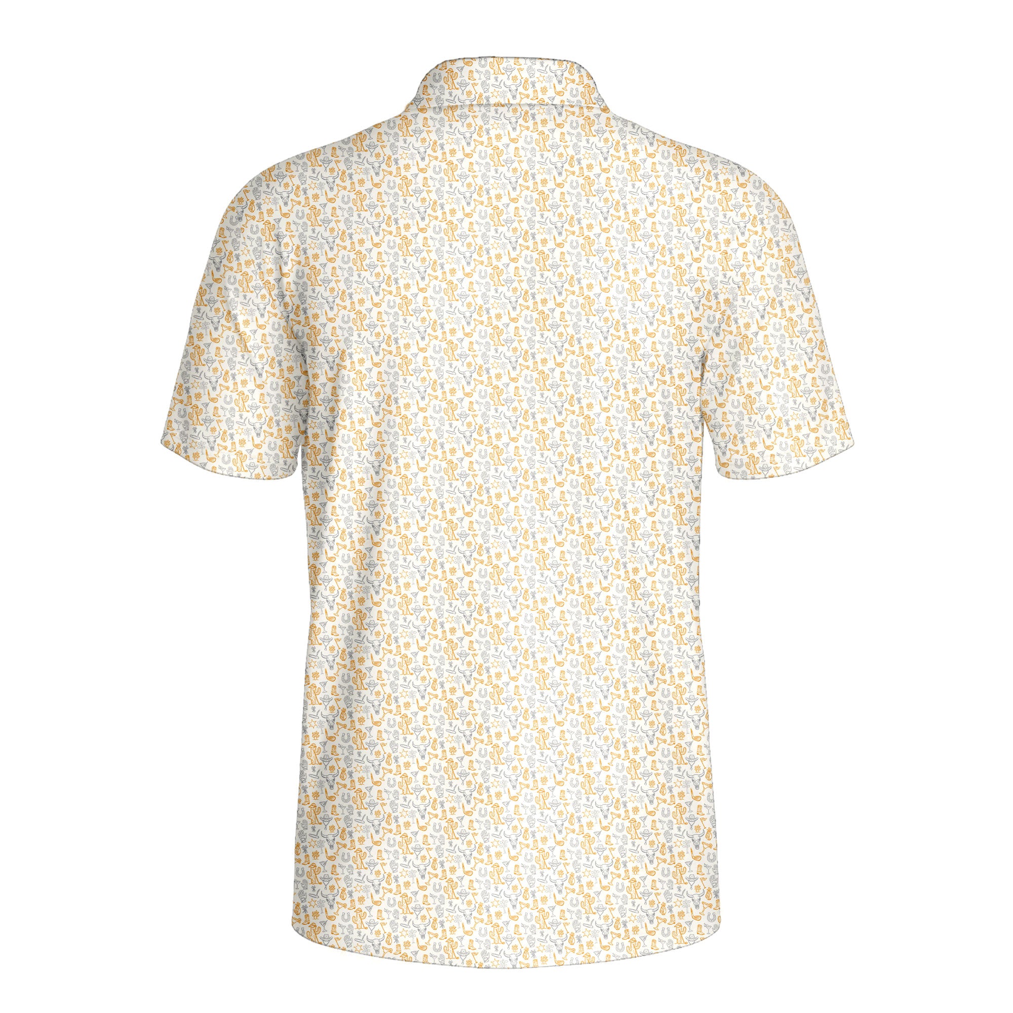 The Desert-Polo Shirt For Men-Gerbera Prints