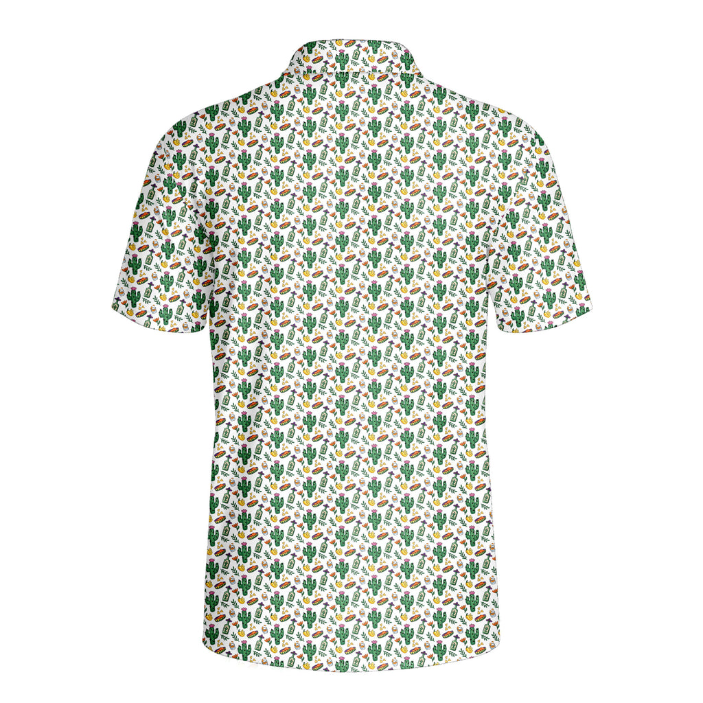Desert Refreshments-Polo Shirt For Men-Gerbera Prints