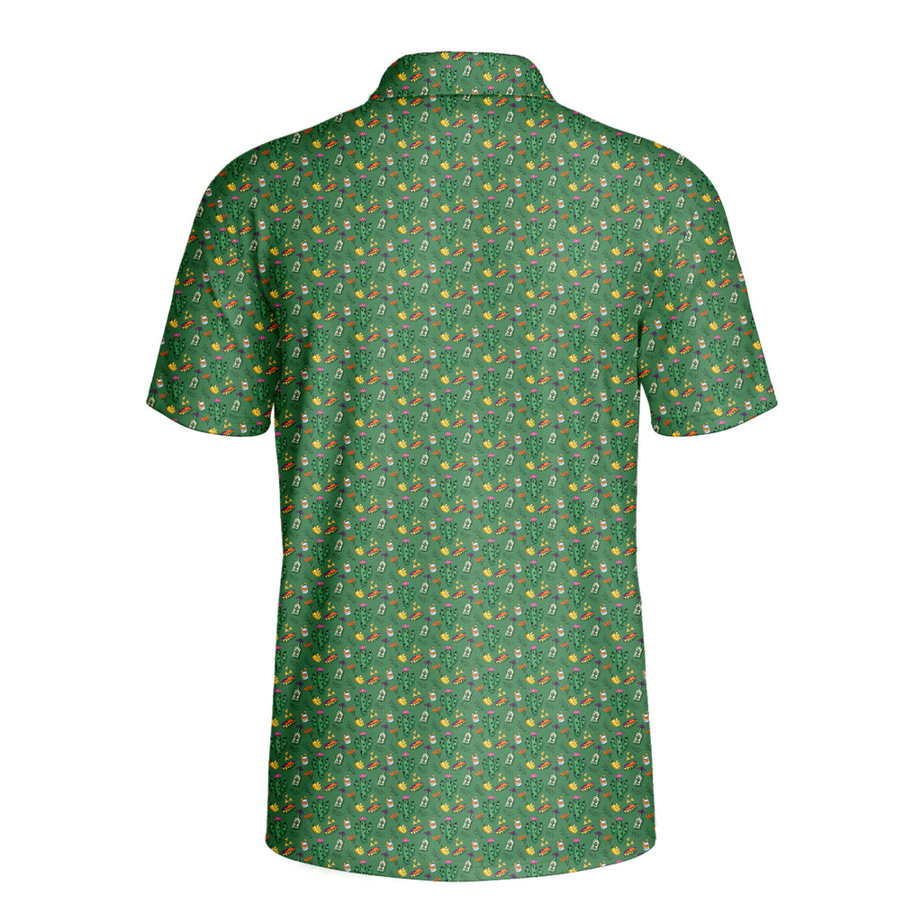Desert Refreshments-Polo Shirt For Men-Gerbera Prints