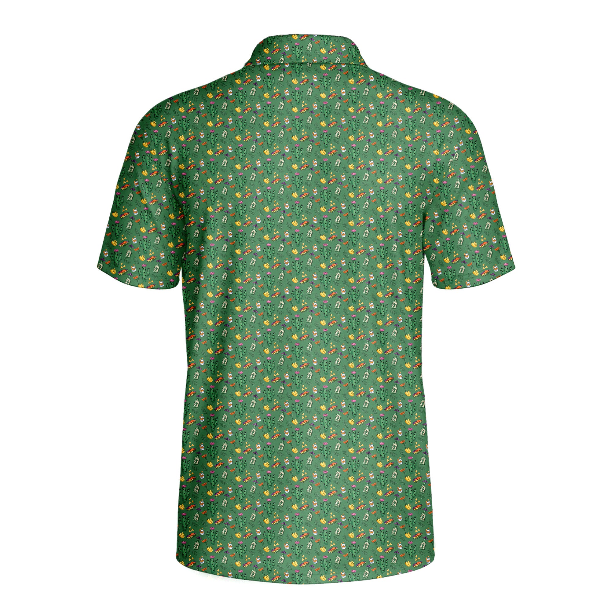 Desert Refreshments-Polo Shirt For Men-Gerbera Prints
