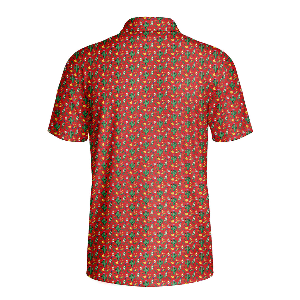 Desert Refreshments-Polo Shirt For Men-Gerbera Prints