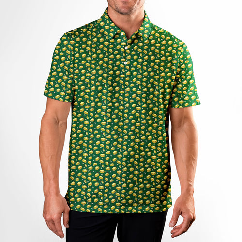 Pimento Club-Polo Shirt For Men-Gerbera Prints