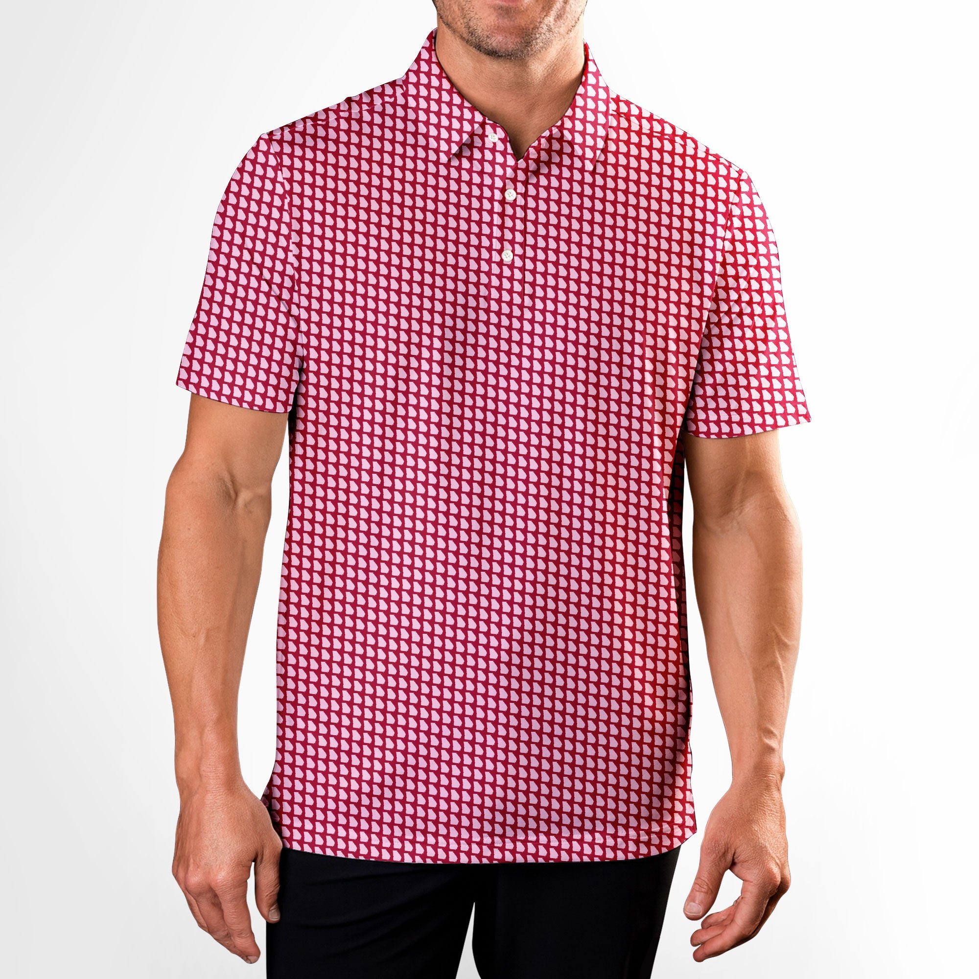 Georgia Polo-Polo Shirt For Men-Gerbera Prints