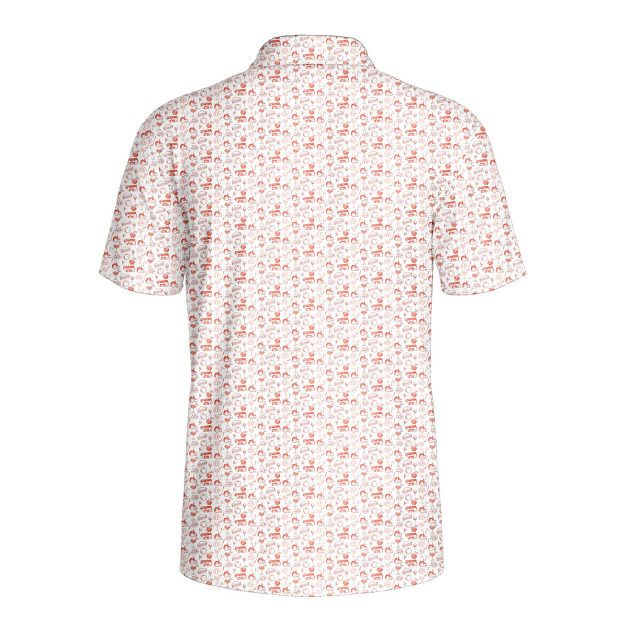 Back preview of Peach & Par with your team and number