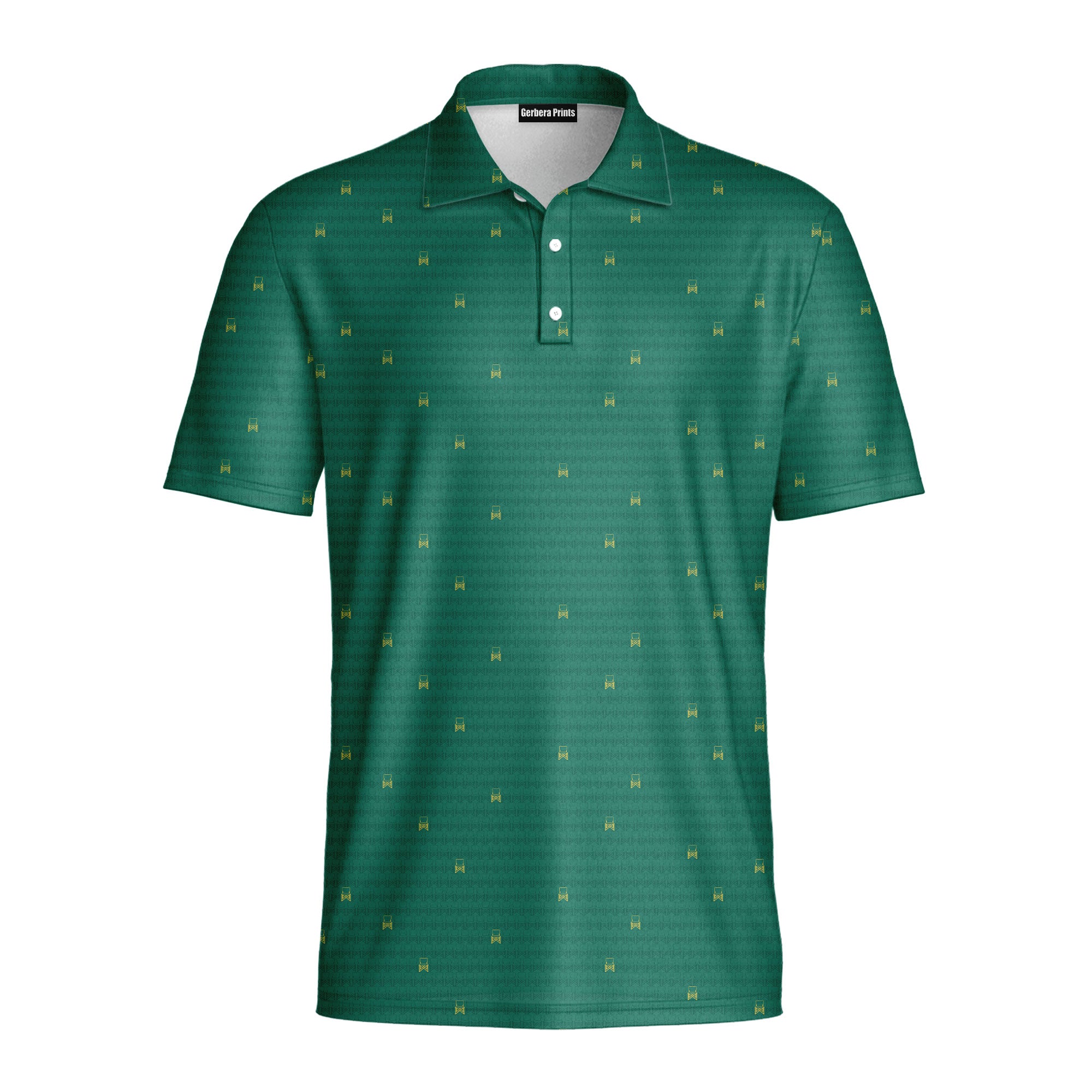 Masters Chair-Polo Shirt For Men-Gerbera Prints
