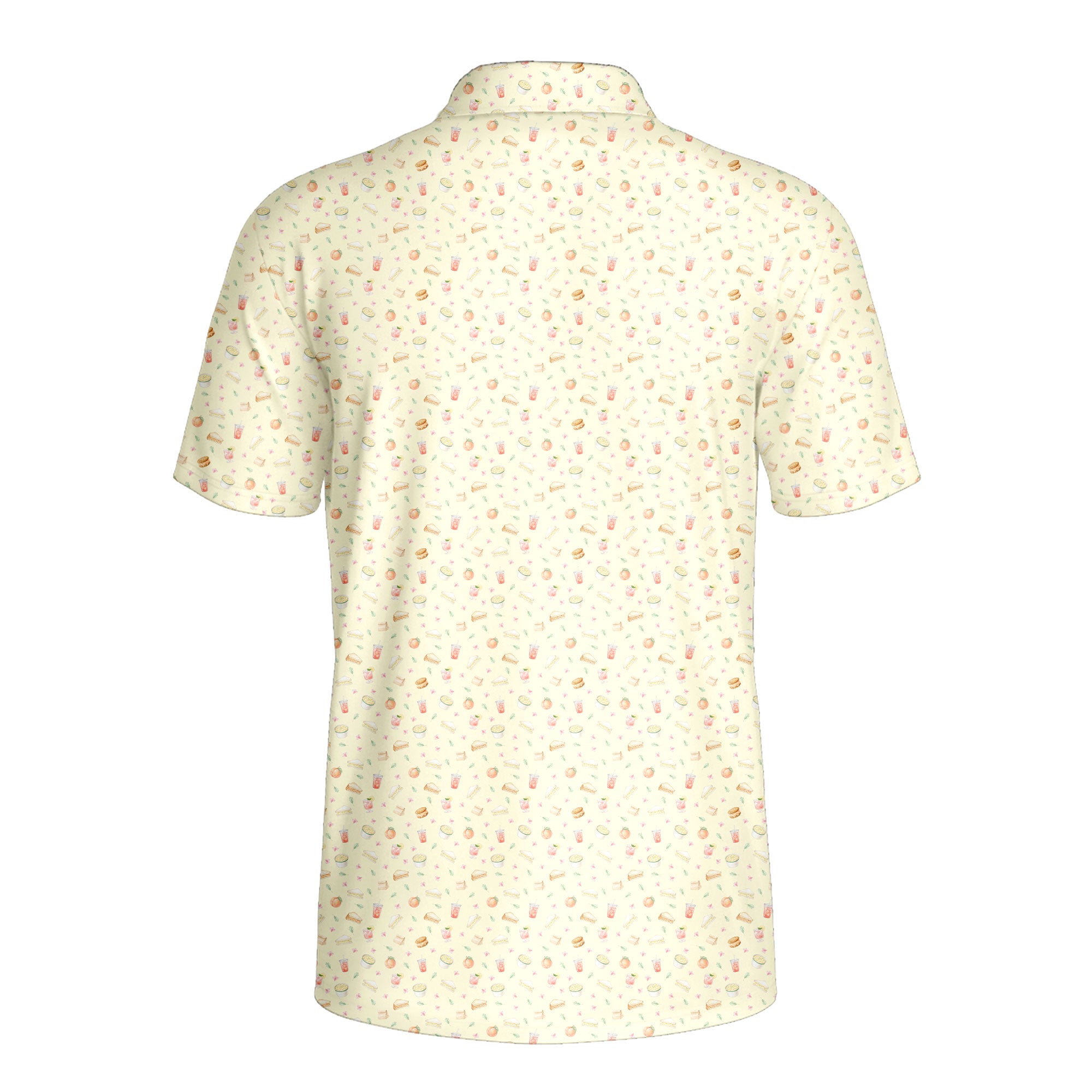 Masters Food-Polo Shirt For Men-Gerbera Prints