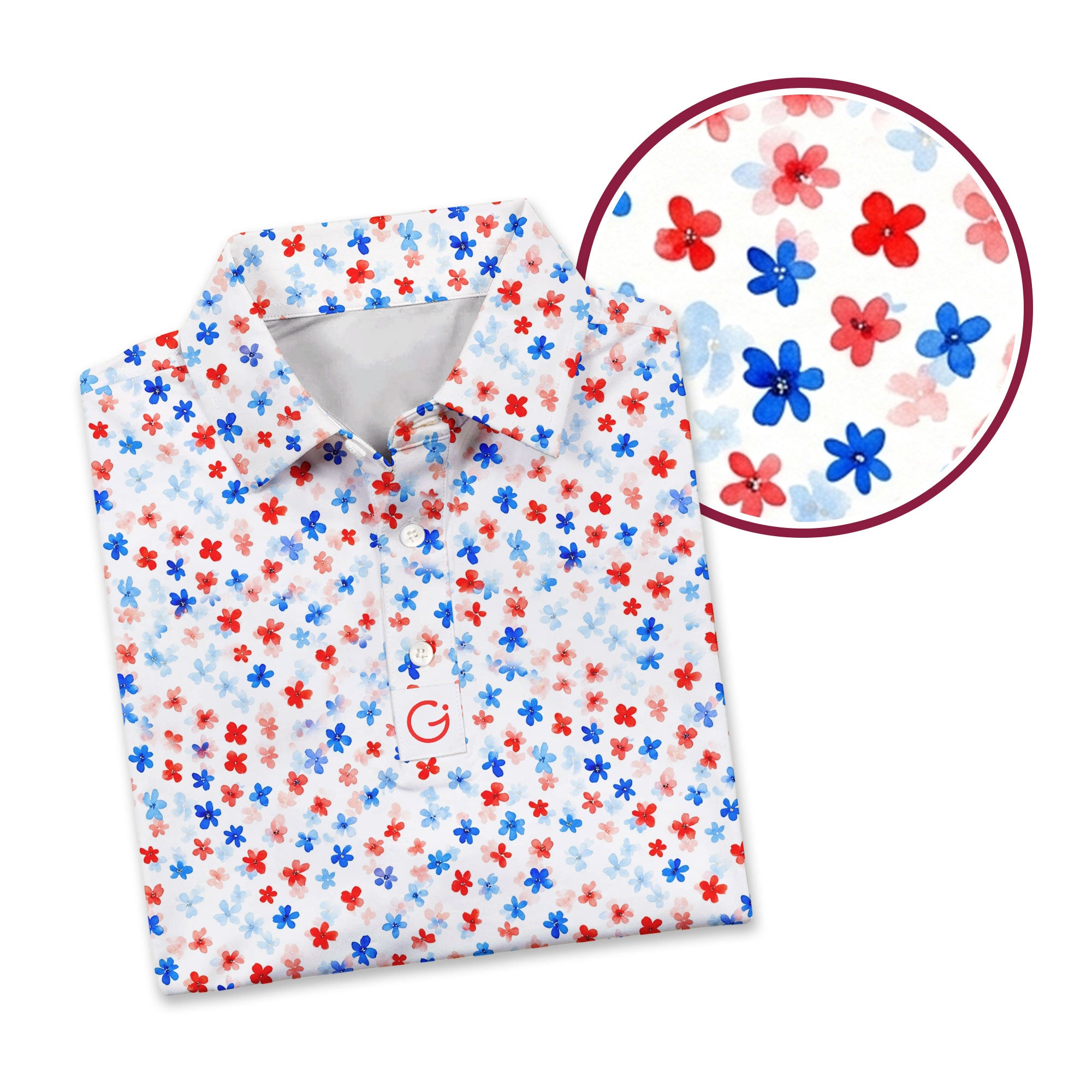 Red & Blue Floral