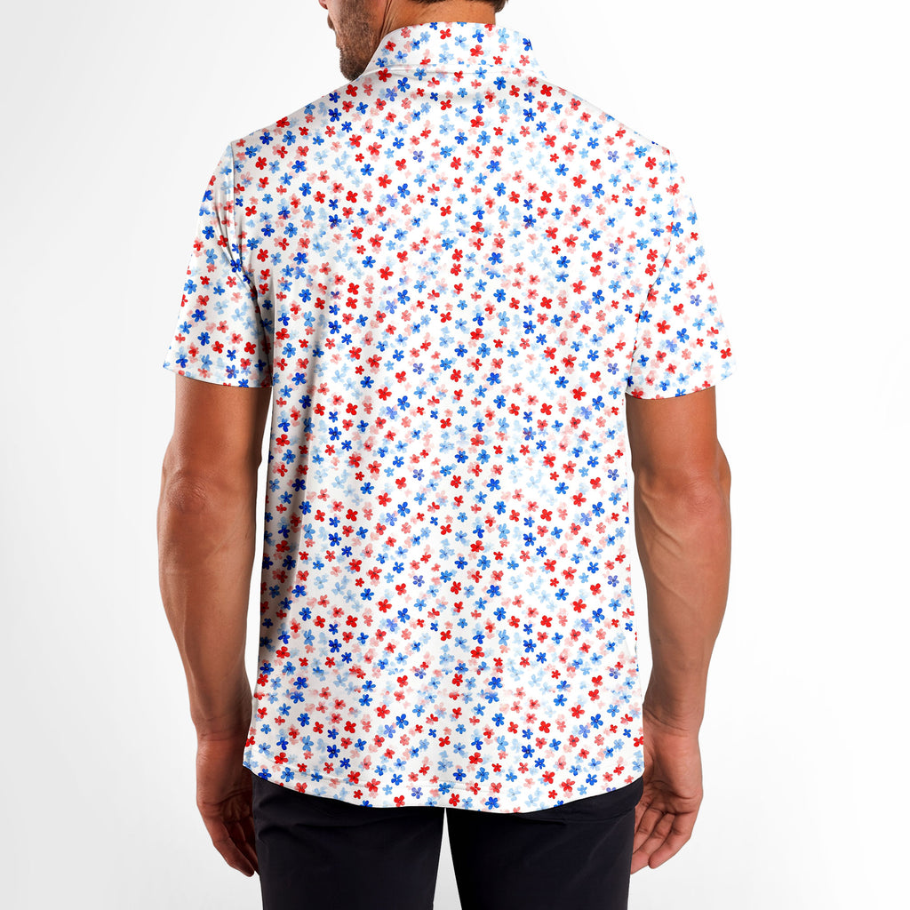 Red & Blue Floral