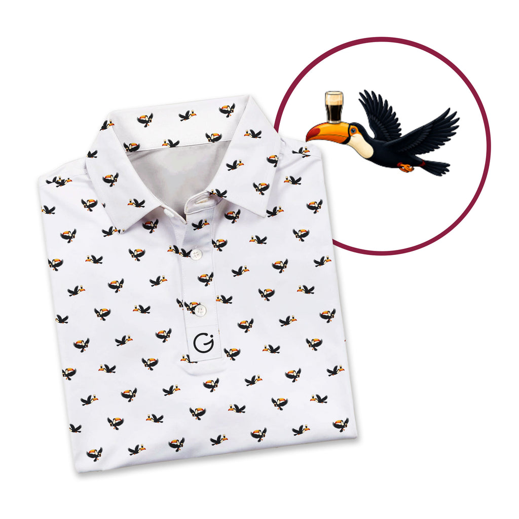 Tipsy Toucan - White