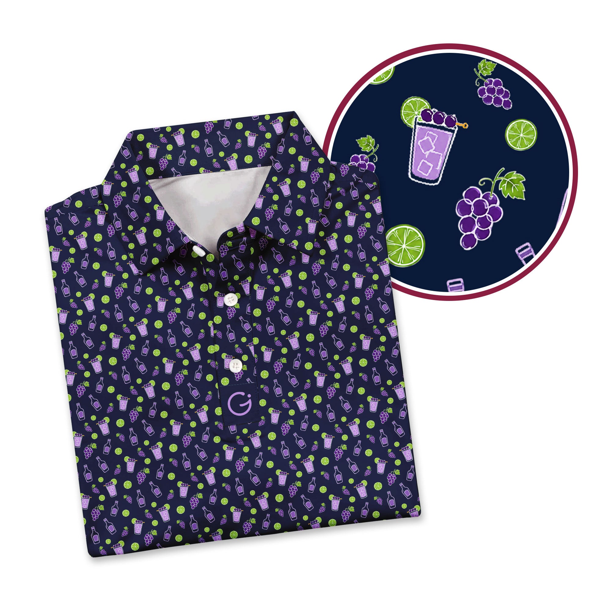 19th Hole Transfusion Polo Shirt For Men
