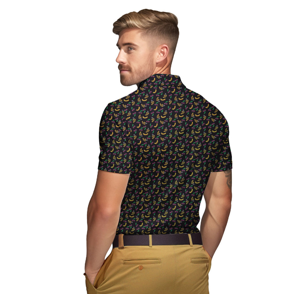 Low Hanging Fruit - Funny Golf Polo Shirt-Polo Shirt For Men-Gerbera Prints