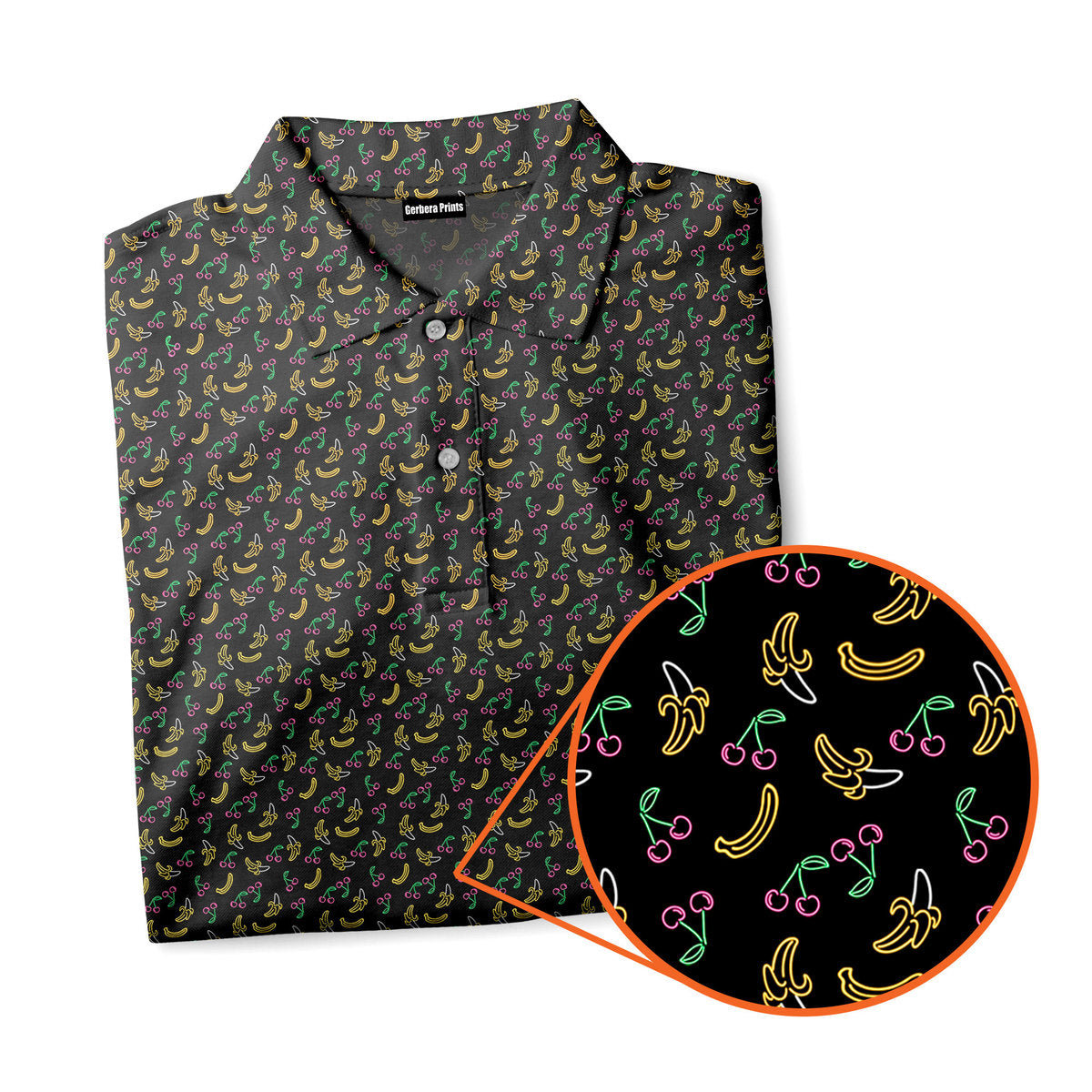 Low Hanging Fruit - Funny Golf Polo Shirt-Polo Shirt For Men-Gerbera Prints
