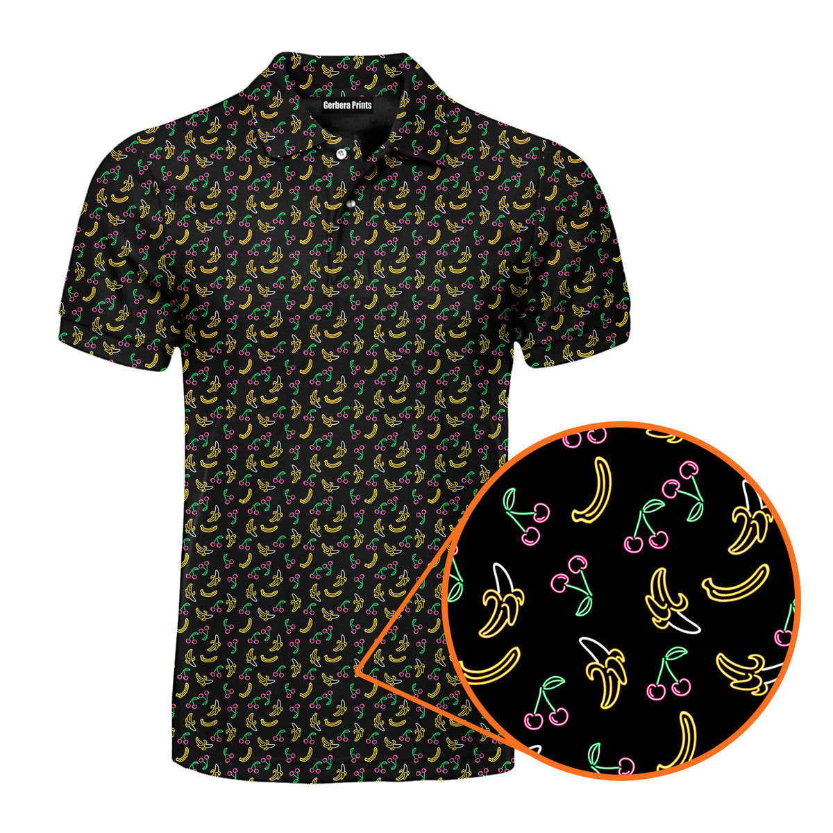 Low Hanging Fruit - Funny Golf Polo Shirt-Polo Shirt For Men-Gerbera Prints