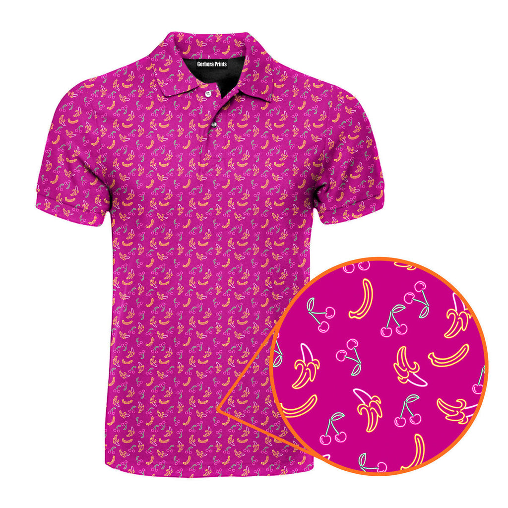 Low Hanging Fruit - Funny Golf Polo Shirt-Polo Shirt For Men-Gerbera Prints