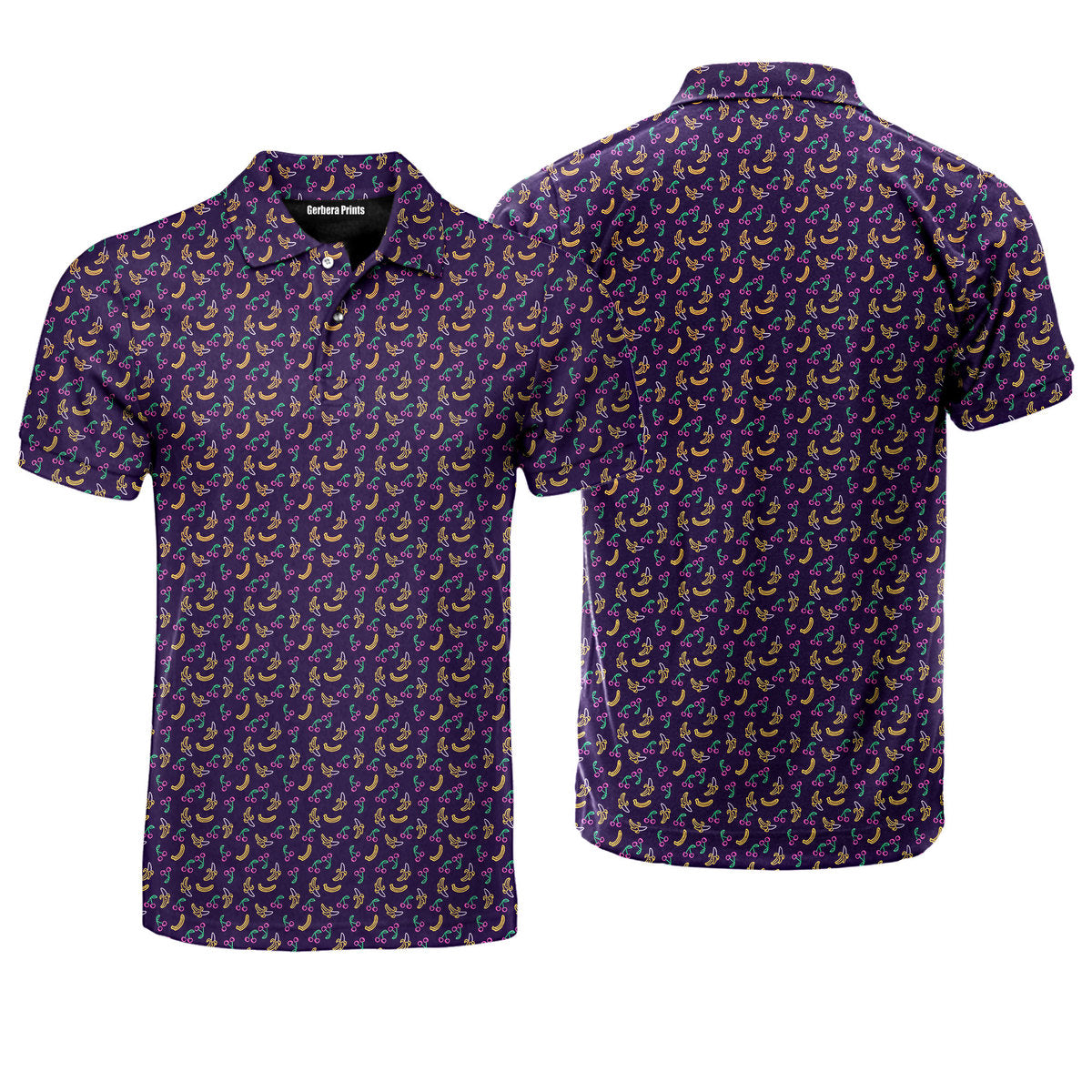 Low Hanging Fruit - Funny Golf Polo Shirt-Polo Shirt For Men-Gerbera Prints
