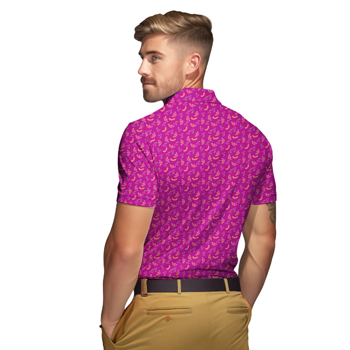 Low Hanging Fruit - Funny Golf Polo Shirt-Polo Shirt For Men-Gerbera Prints