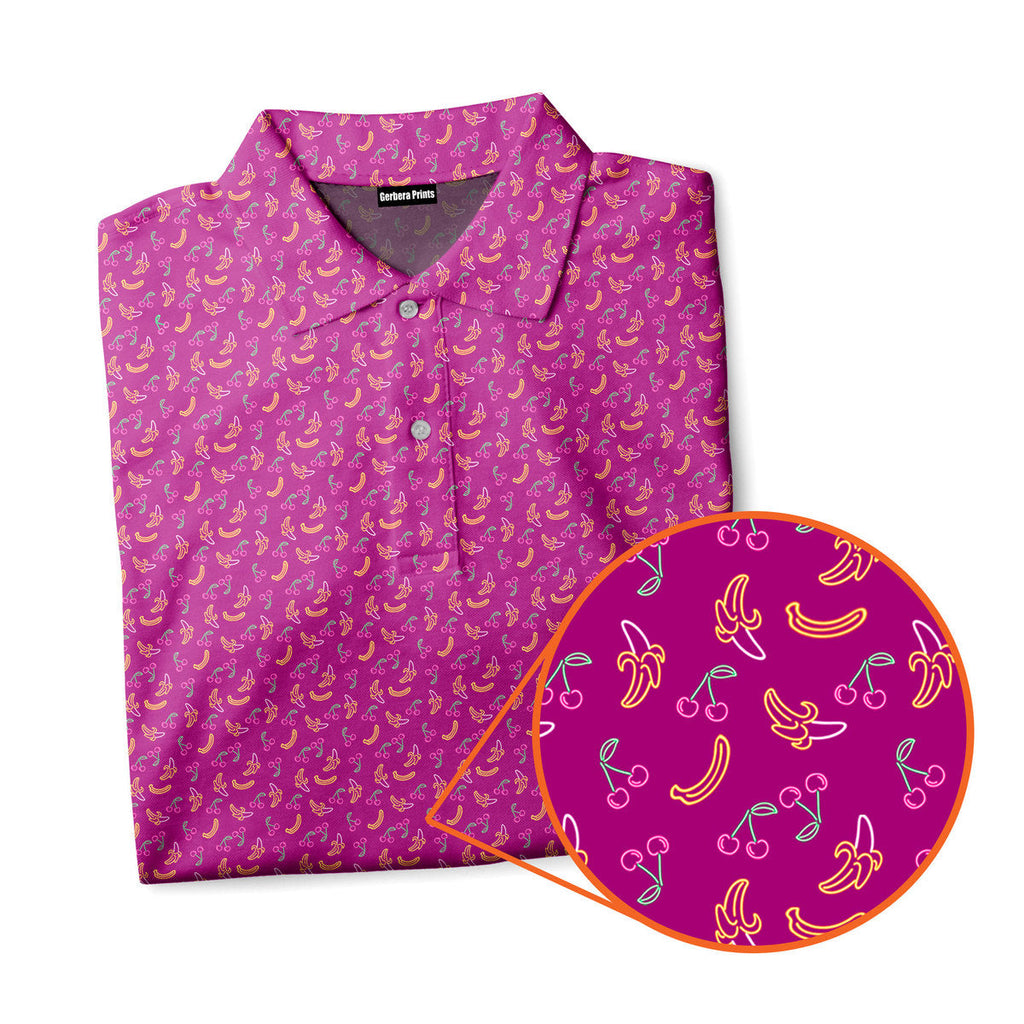 Low Hanging Fruit - Funny Golf Polo Shirt-Polo Shirt For Men-Gerbera Prints