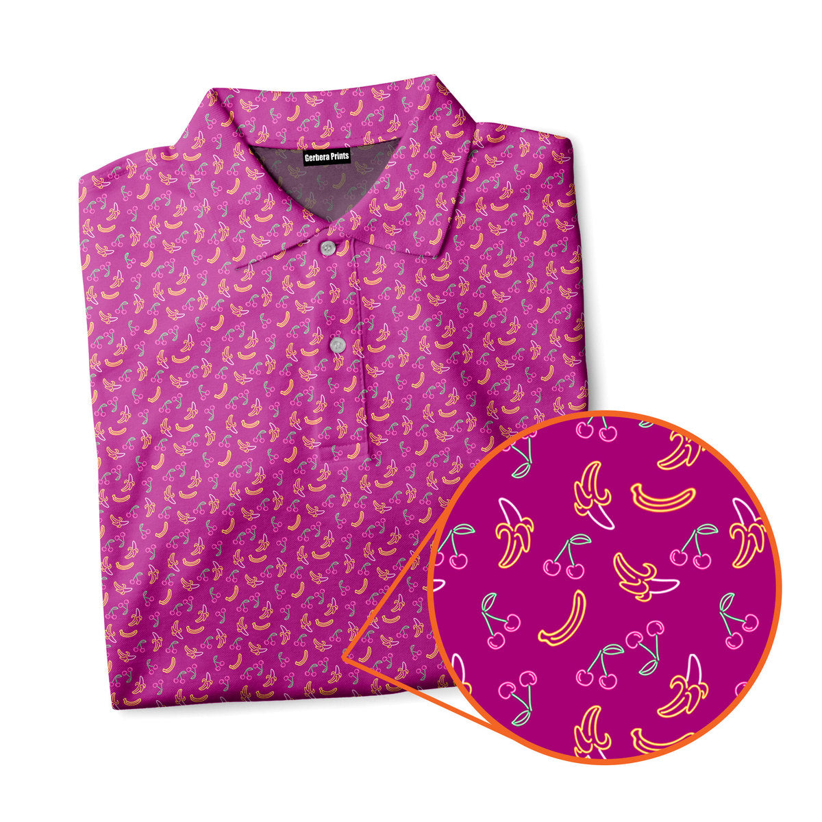 Low Hanging Fruit - Funny Golf Polo Shirt-Polo Shirt For Men-Gerbera Prints