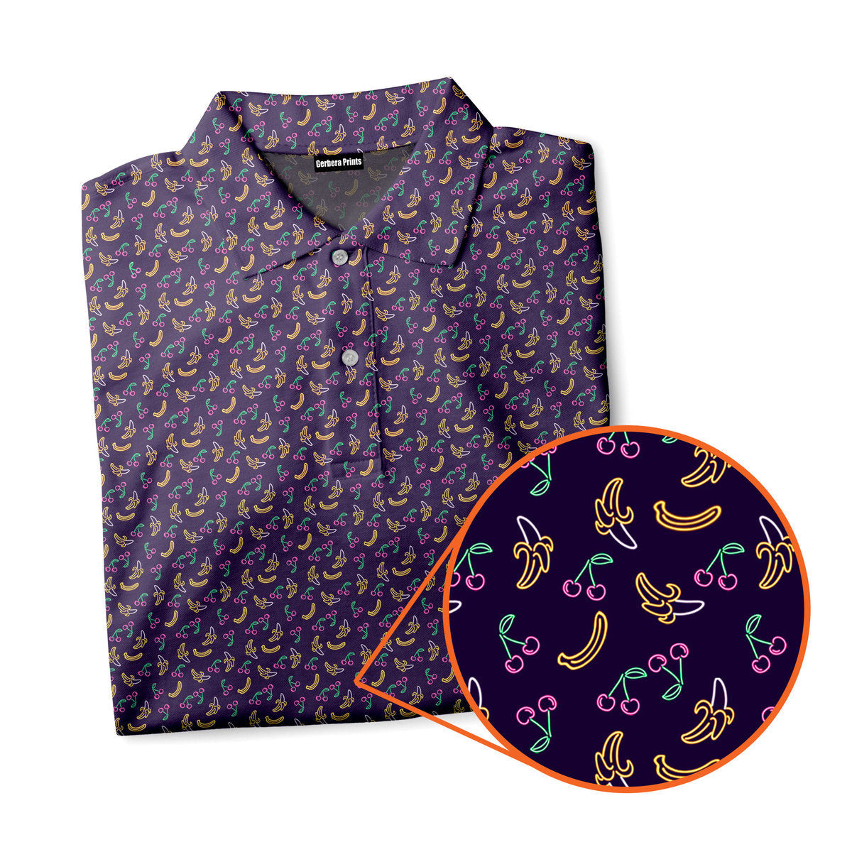 Low Hanging Fruit - Funny Golf Polo Shirt-Polo Shirt For Men-Gerbera Prints