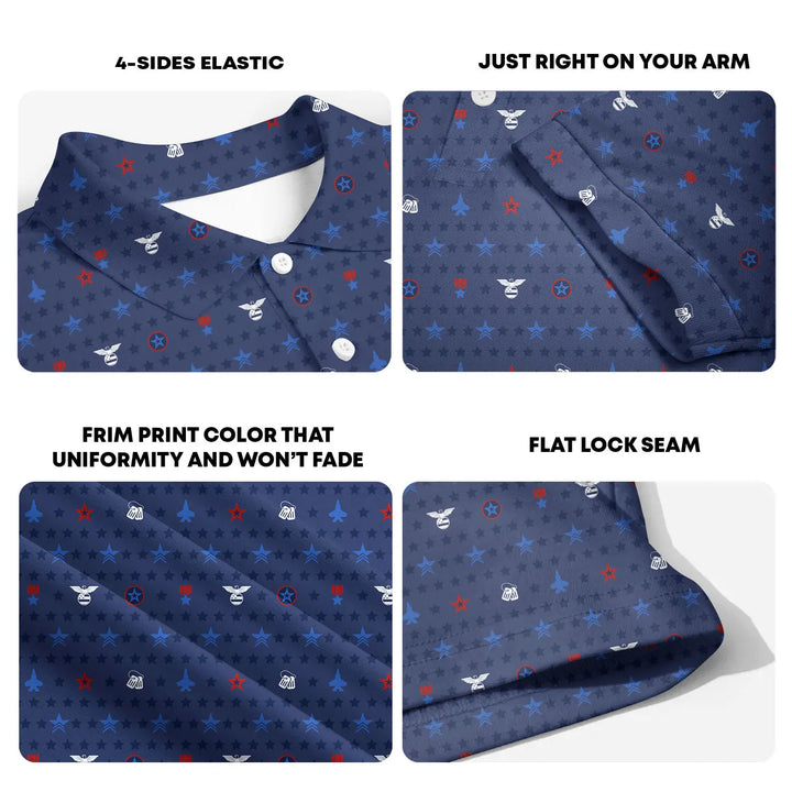 King Of The Sky - Funny Golf Polo Shirt Premium