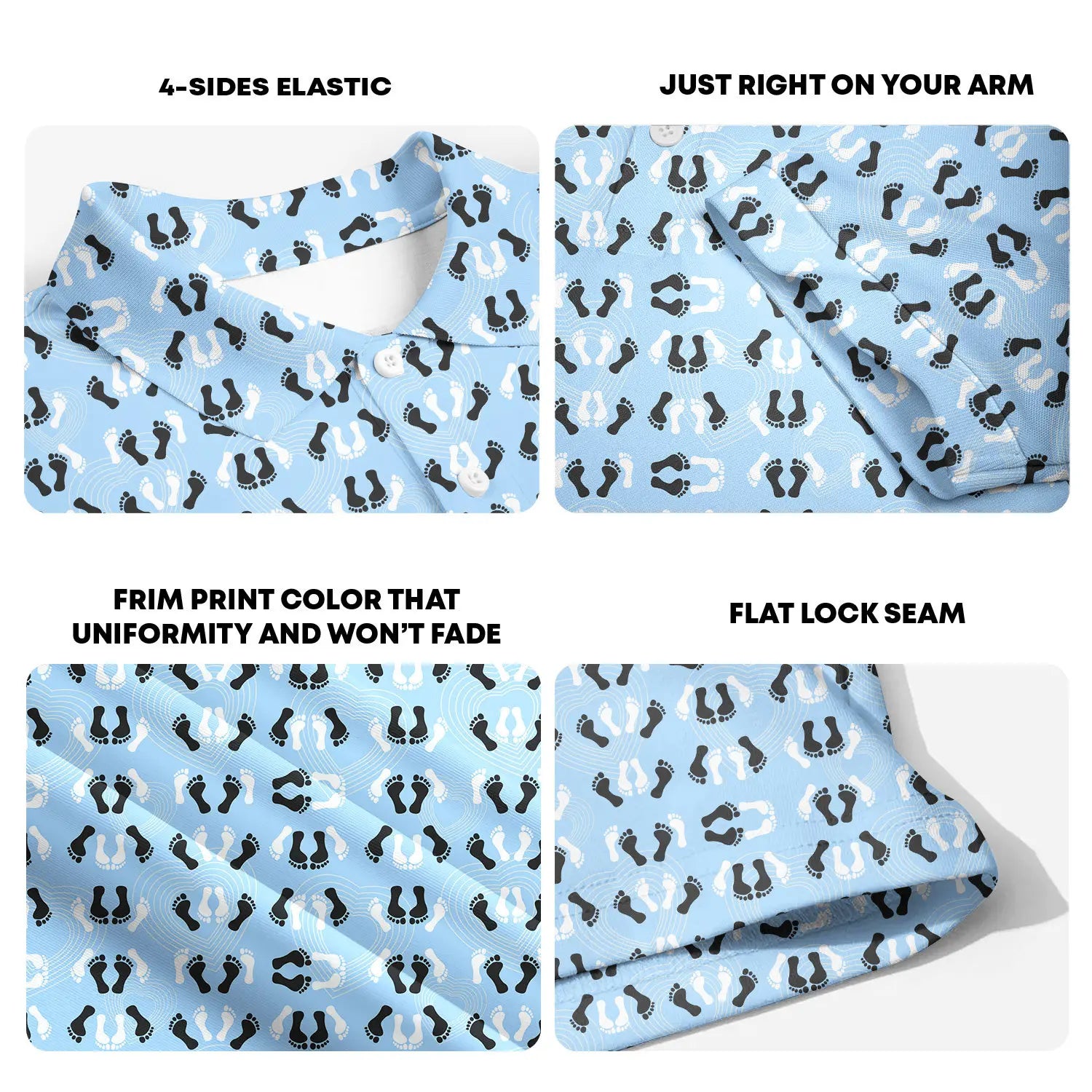 Feet Feet S-e-x Missionary Position-Polo Shirt For Men-Gerbera Prints