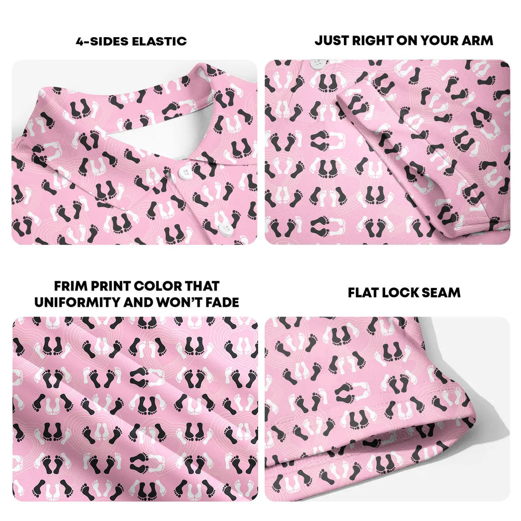 Feet Feet S-e-x Missionary Position-Polo Shirt For Men-Gerbera Prints