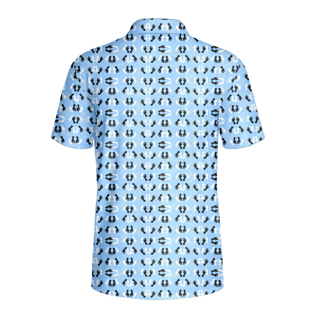 Feet Feet S-e-x Missionary Position-Polo Shirt For Men-Gerbera Prints