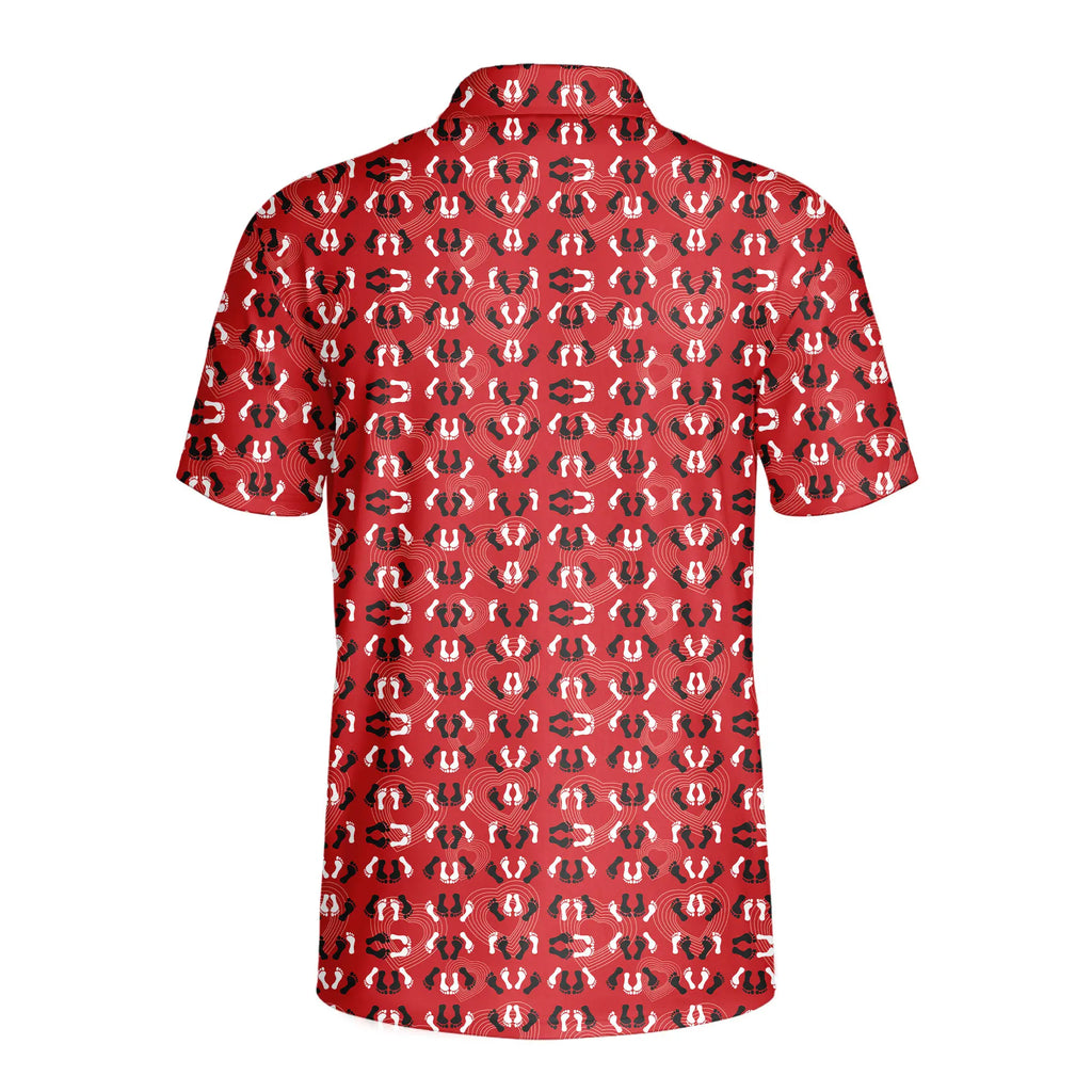Feet Feet S-e-x Missionary Position-Polo Shirt For Men-Gerbera Prints