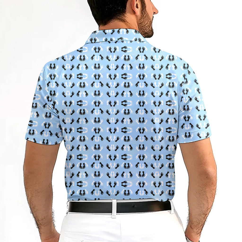 Feet Feet S-e-x Missionary Position-Polo Shirt For Men-Gerbera Prints