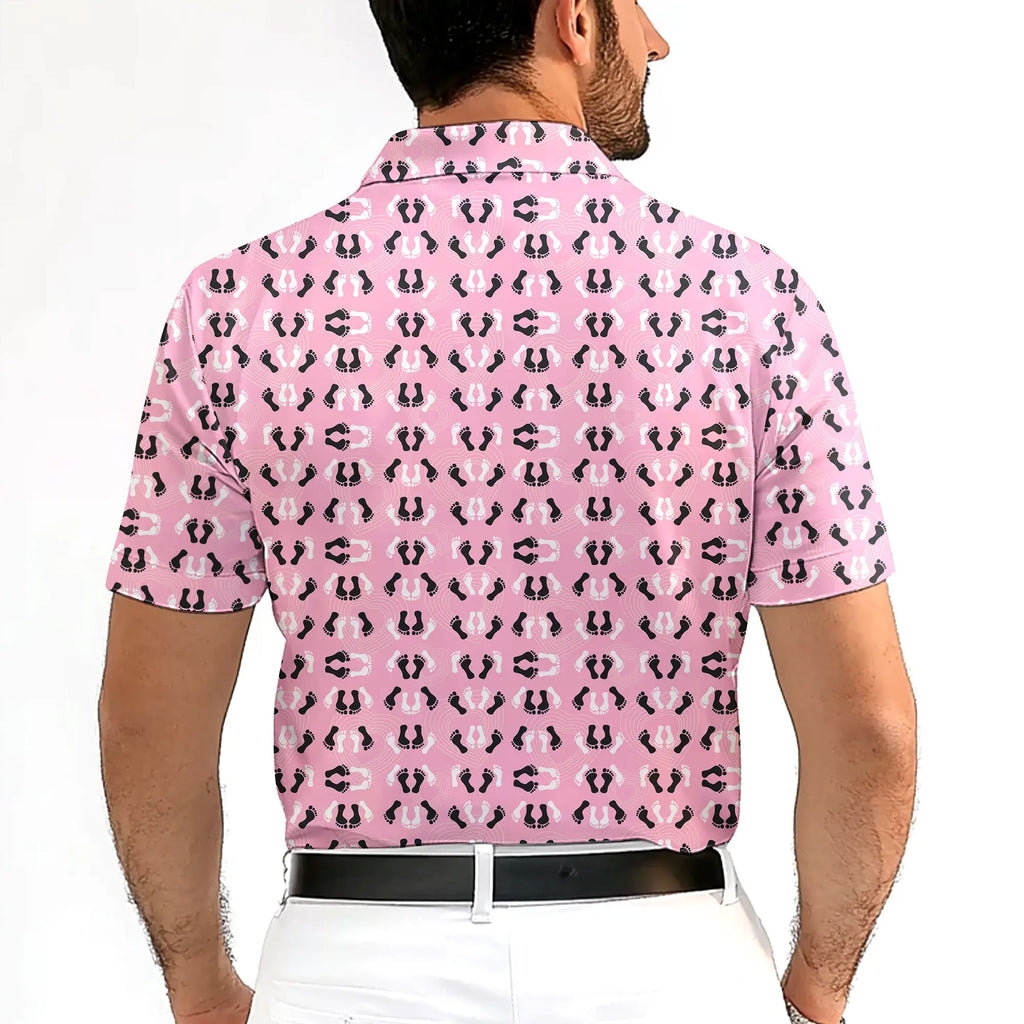 Feet Feet S-e-x Missionary Position-Polo Shirt For Men-Gerbera Prints