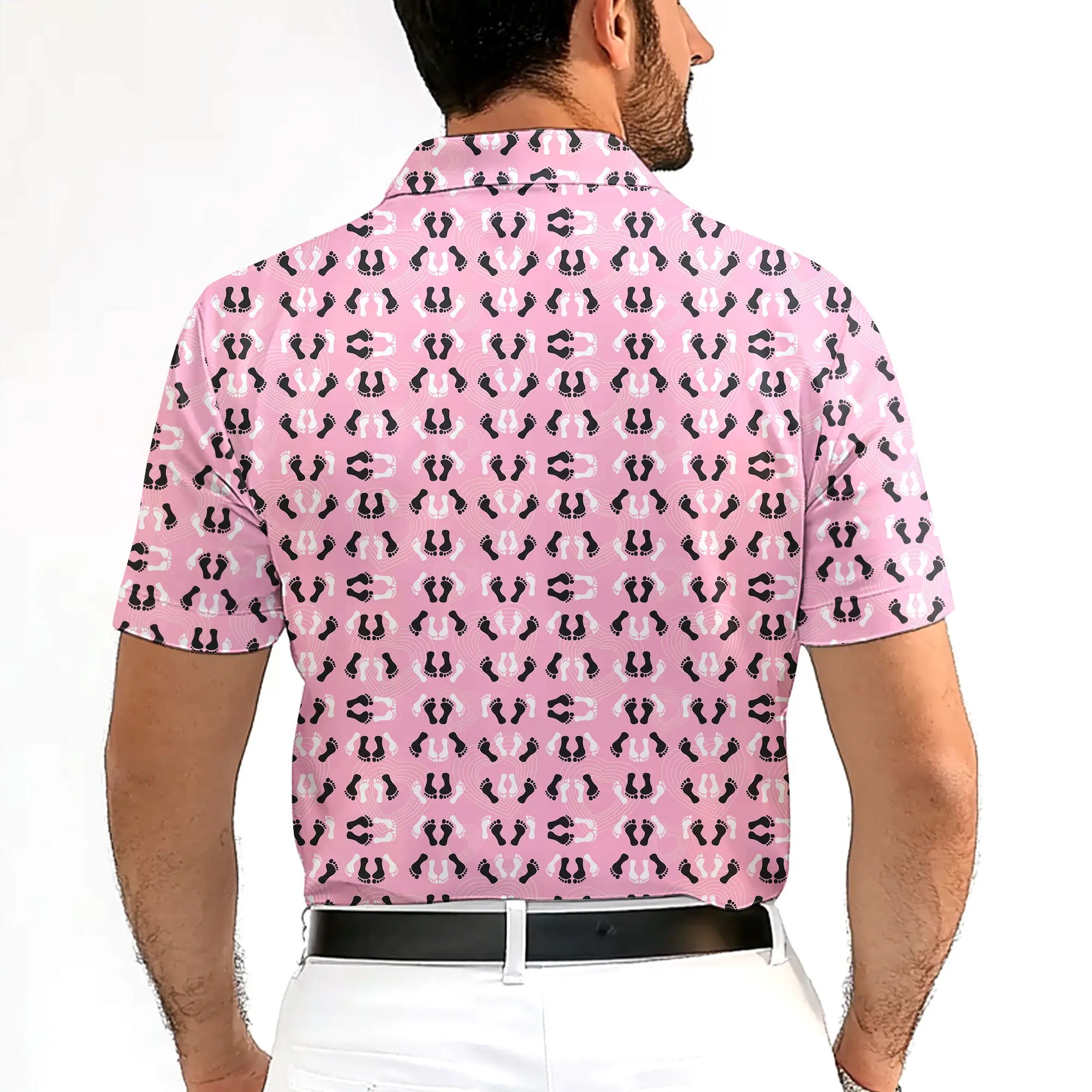 Feet Feet S-e-x Missionary Position-Polo Shirt For Men-Gerbera Prints
