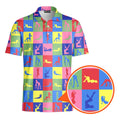 Peep Show-Polo Shirt For Men-Gerbera Prints