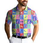 Peep Show-Polo Shirt For Men-Gerbera Prints