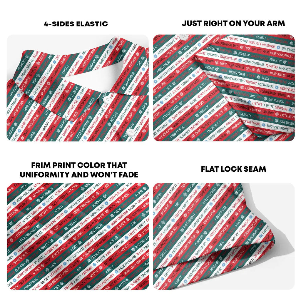 Christmas Xmas Funny Rude Joke-Polo Shirt For Men-Gerbera Prints
