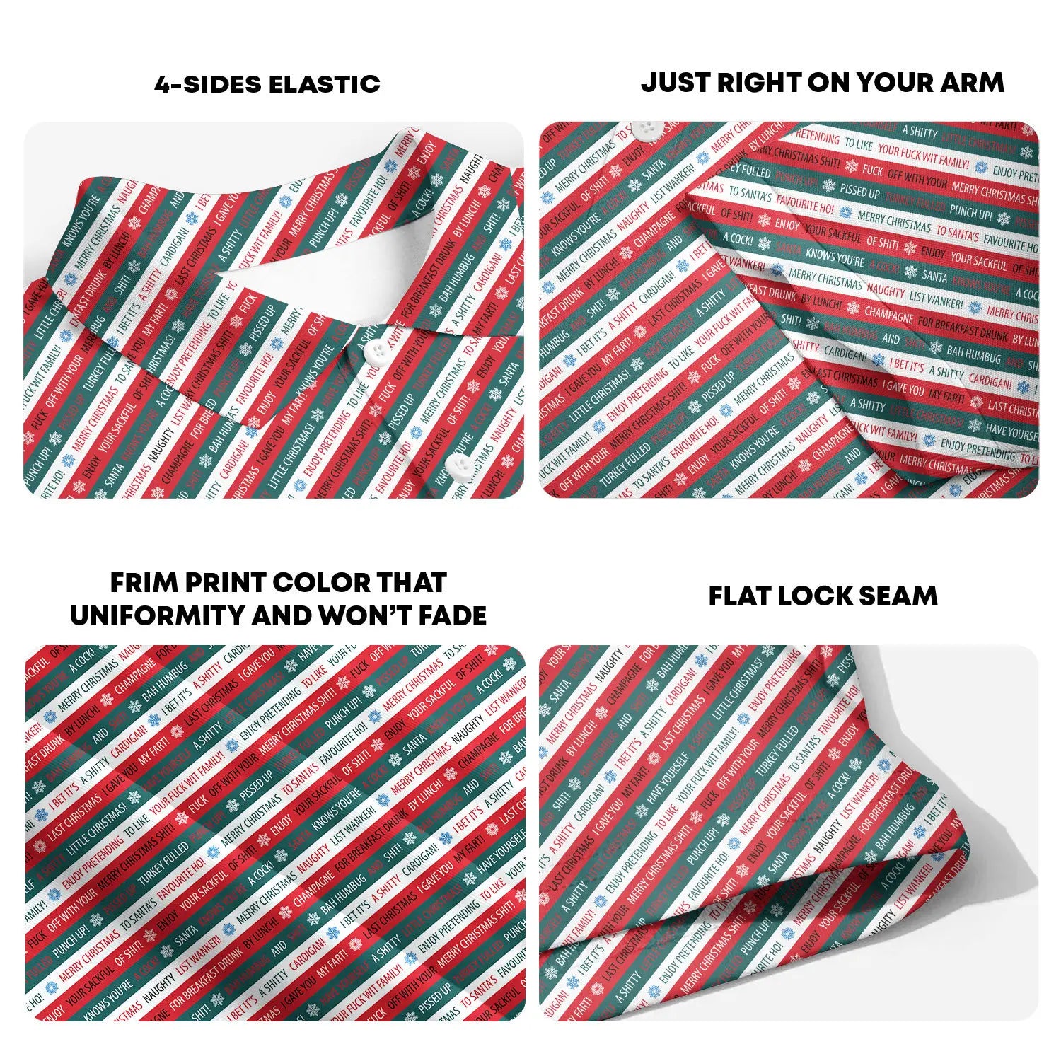 Christmas Xmas Funny Rude Joke-Polo Shirt For Men-Gerbera Prints