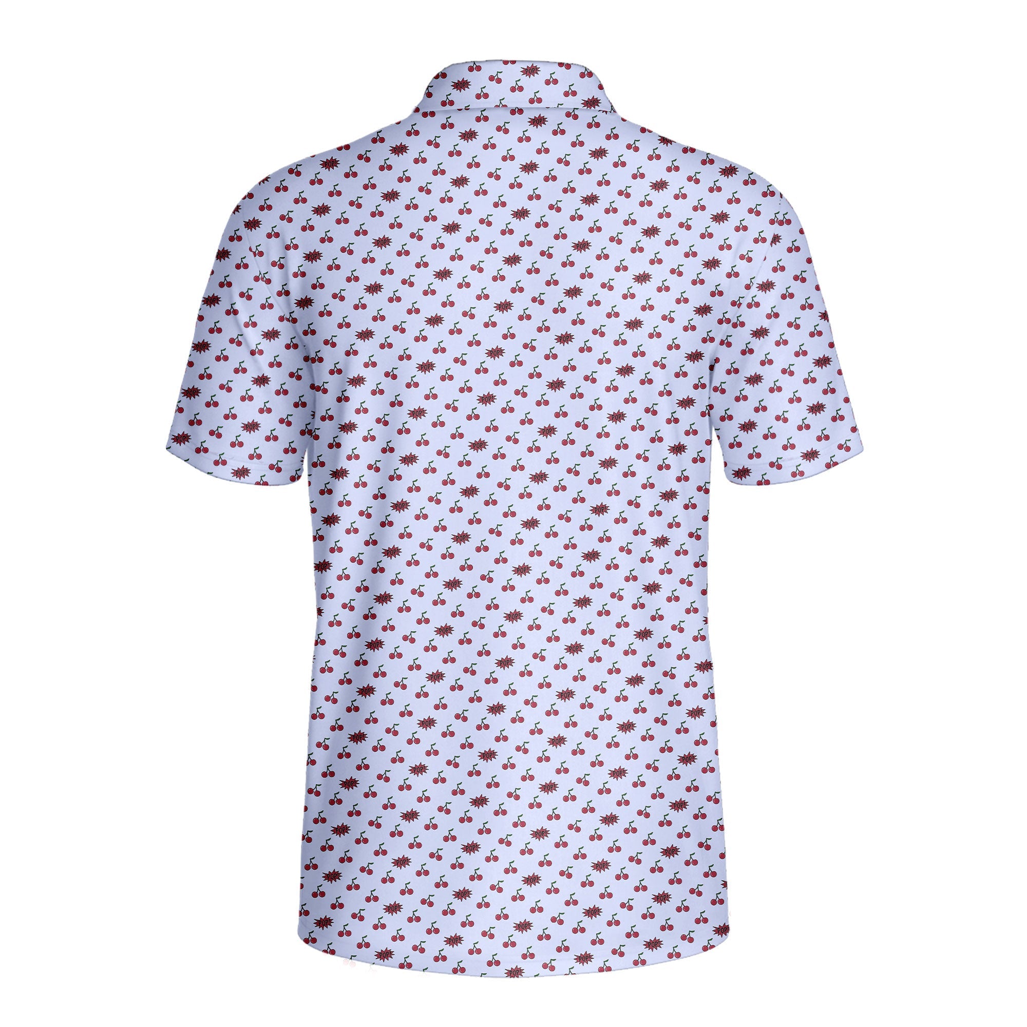 Cherry Pop-Polo Shirt For Men-Gerbera Prints