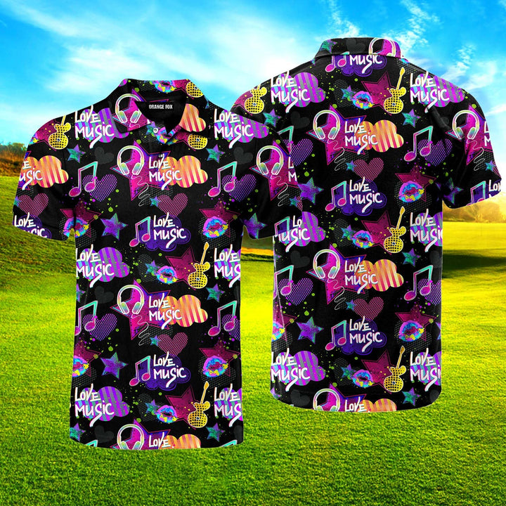 Life Is Better With Music Polo Shirt For Men