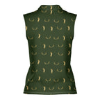 Buck Season Birdie Women Sleeveless Polo Shirt - Back