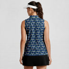 I Got This One Women Sleeveless Polo Shirt - Model Side