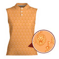 Pride Of Fairway Women Sleeveless Polo Shirt - Detail Close-up