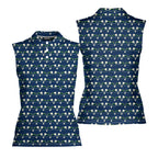 I Got This One Women Sleeveless Polo Shirt - Front and Back