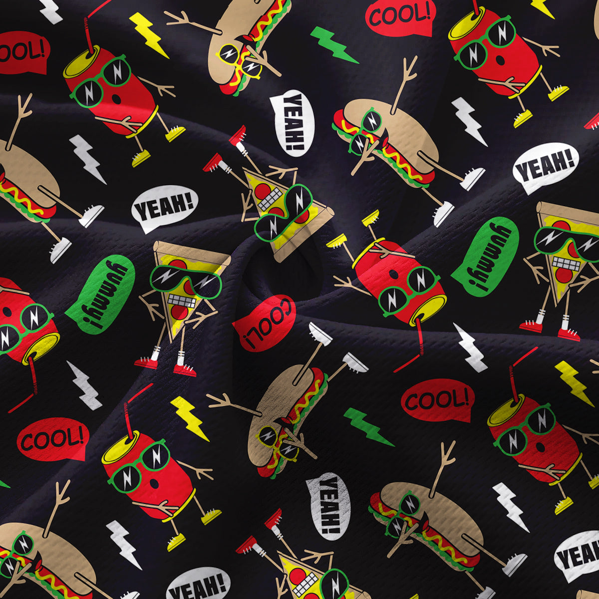 Funny Hot Dog Slice Pizza - Ladies Sleeveless Golf Polo Shirt
