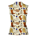 Texas Cowboy Boots Hat Rope Lasso