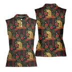 Be A Jungle Tiger Not A Zoo Tiger-Women Sleeveless Polo Shirt-Gerbera Prints