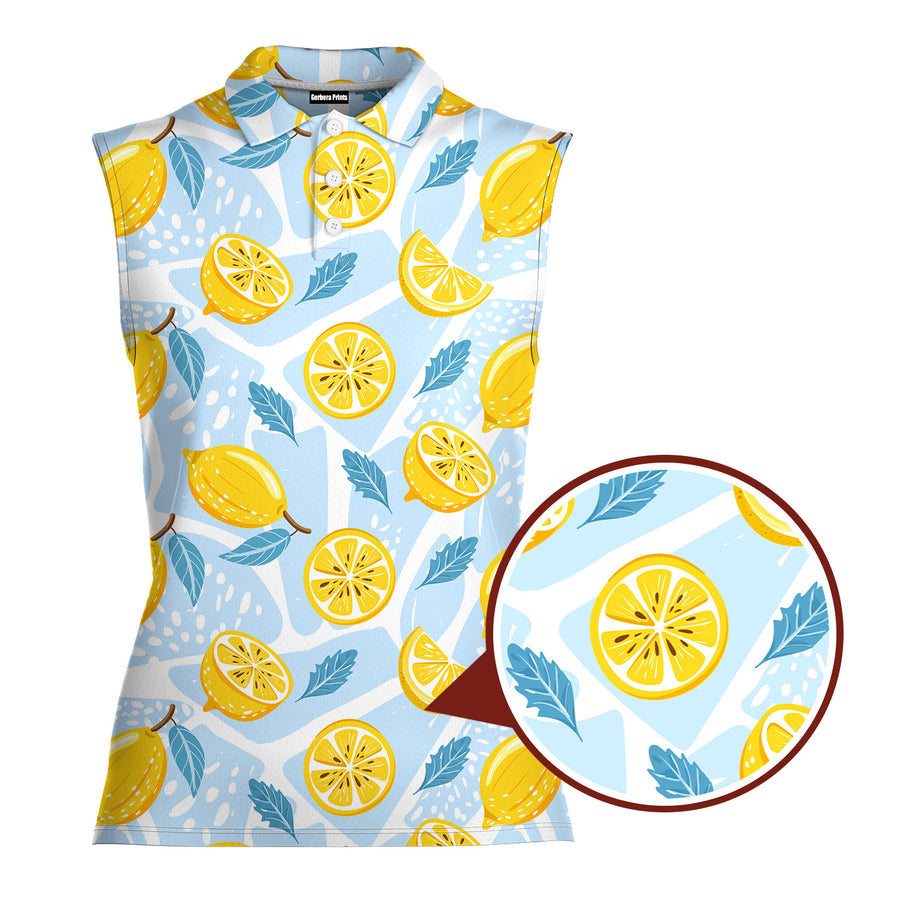 Front preview of Blue Tropical Fresh Lemon With Mint Leaves with your name